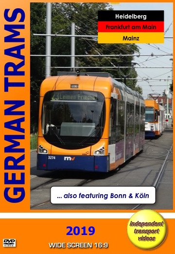 German Trams Part 12: Heidelberg, Frankfurt am Main, Mainz, Bonn and K�ln